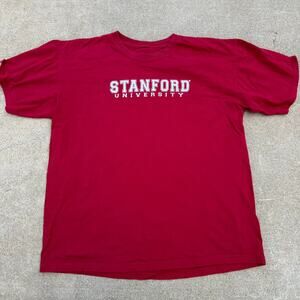 Stanford University Red Graphic T-Shirt - Size Large‎